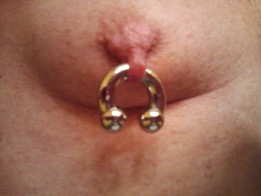 new 0 gauge nipple ring