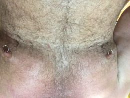 New nipple piercings