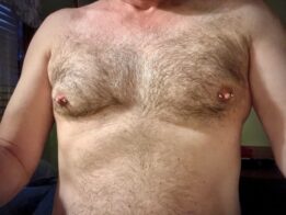I got 5 piercings in one day. Here’s my nipples done