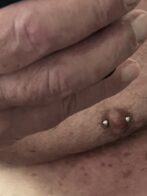 Nipple and bar bell friend
