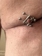 Tit clamps arrived and trying one out. Loving it!
