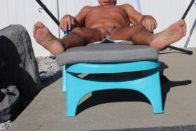 Fall sunning before the weather gets too cold.