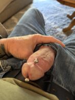 Stretched to 8 guage