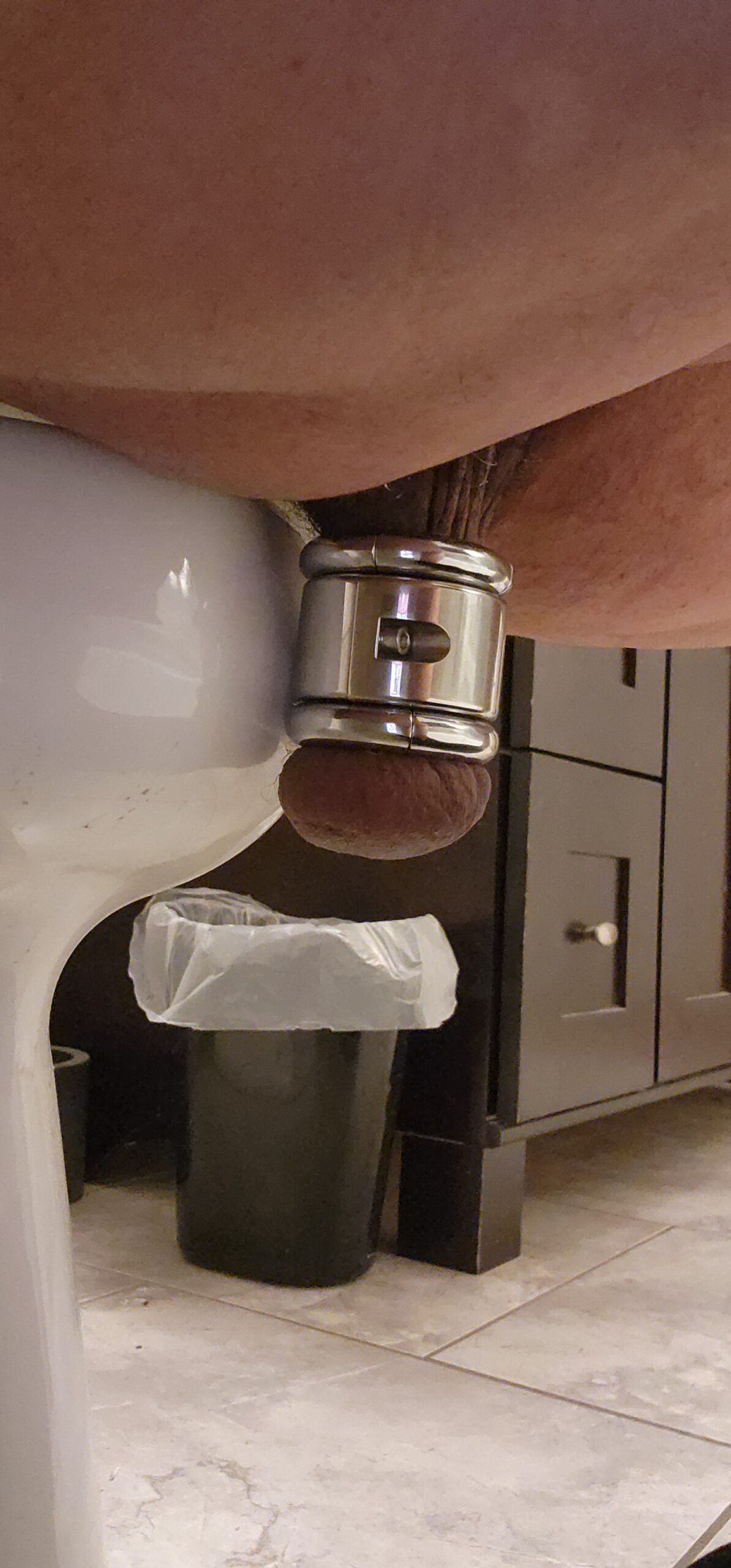 Nuts on lock…